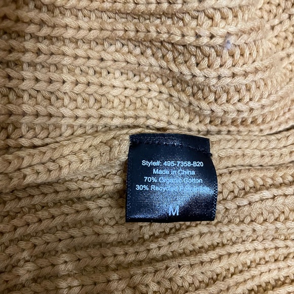 Jenni Kayne Cabin Fisherman
Oversize Sweater Organic Cotton Mustard Yellow M - Picture 9 of 11